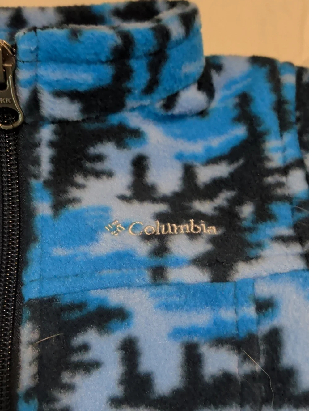 Columbia Toddler Blue Fleece Zip-Up Jacket
